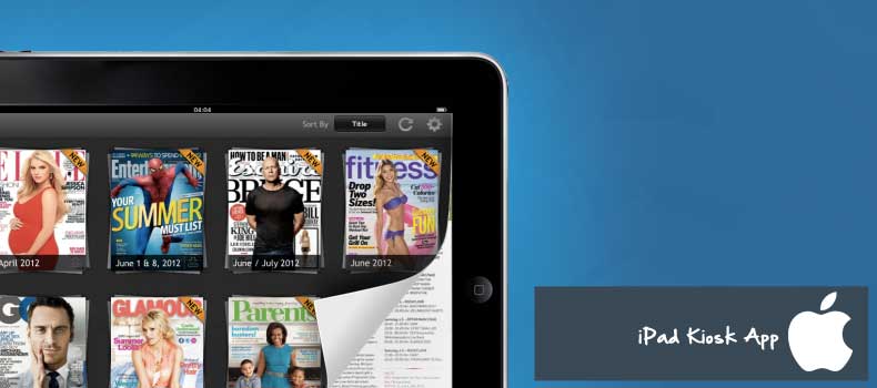iPad Kiosk App die das Magazine online publizieren leichter machen