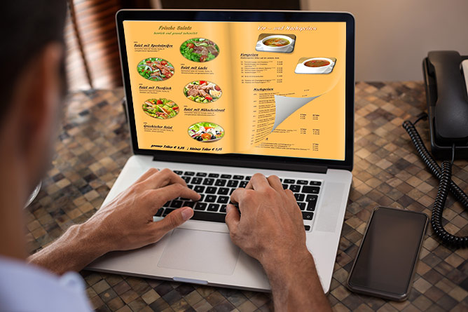 Online Speisekarte erstellen für Gastronomen mit dieser modernen Lösungen