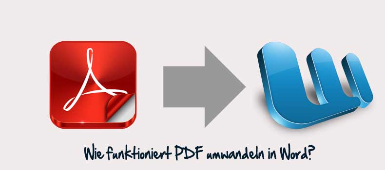 PDF umwandeln in Word ist leicht und schnell geschehen!