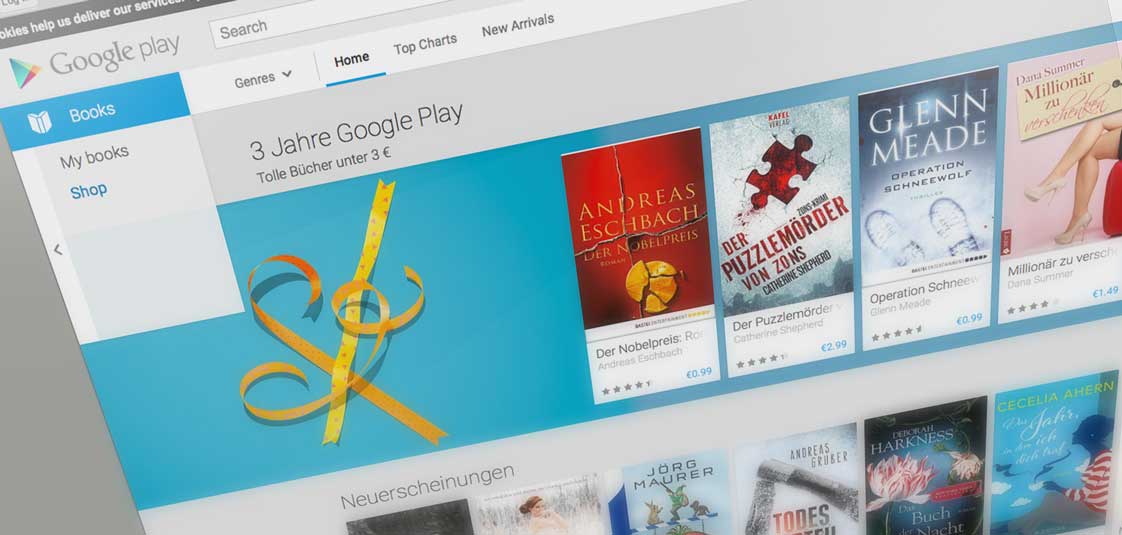 Google Play Books als Reader-Alternative ist die Lösung für Ebooks